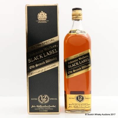 Johnnie Walker Year Old Black Label Extra Special L The Nd