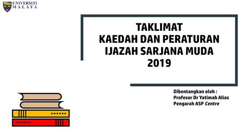 Pdf Taklimat Kaedah Dan Peraturan Ijazah Sarjana Muda