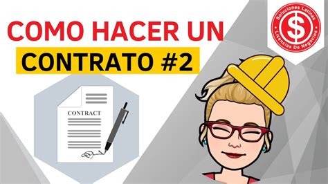 Cómo Hacer Un Contrato Para Contratista De Construcción Parte 2 Youtube