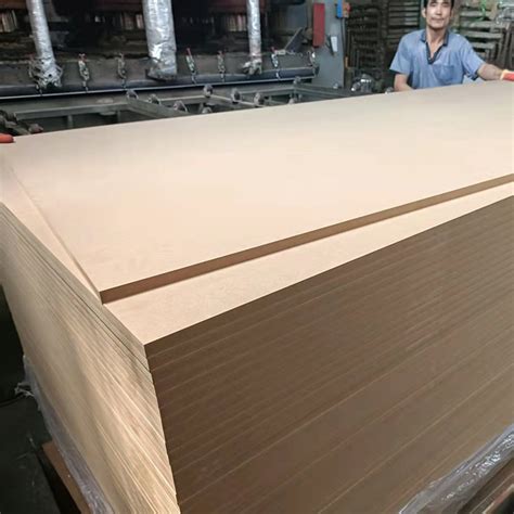 Wooden Plain MDF Material Wooden Palte Raw MDF 4 X 8 MDF E1 Grade