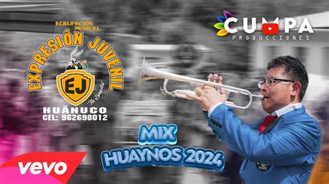 MIX HUAYNOS PRIMICIAS 2024 BANDA EXPRESIÓN JUVENIL HUÁNUCO PERÚ YouTube