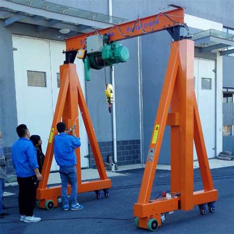 Mobile Gantry Crane Electric Height Span Adjustable Crane T T T Mini