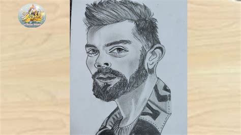 Virat Kohli Ko Kaise Banay Ll How To Draw Virat Kohli Step By Step