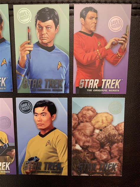 Dave Busters Star Trek Card Set WITH RARE Tribbles 8 Total Cards EBay