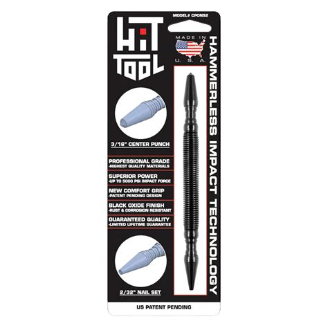 Center Punch And Nail Setter The Hit Tool