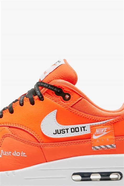 Nike Air Max 1 Just Do It Collection Total Orange Voor Dames