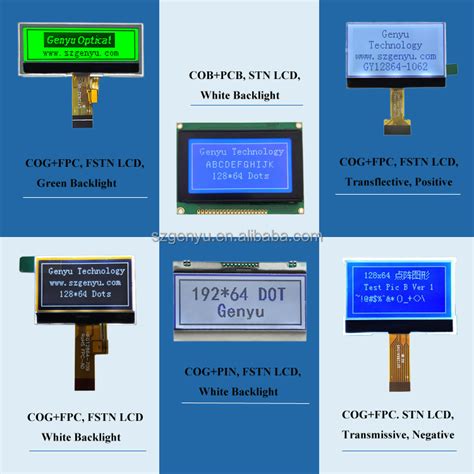 Cog X Fstn Stn Spi I C Buy Lcd