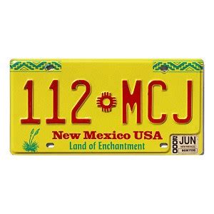 2000 New Mexico #112-MCJ | Classic Old New Mexico Plates