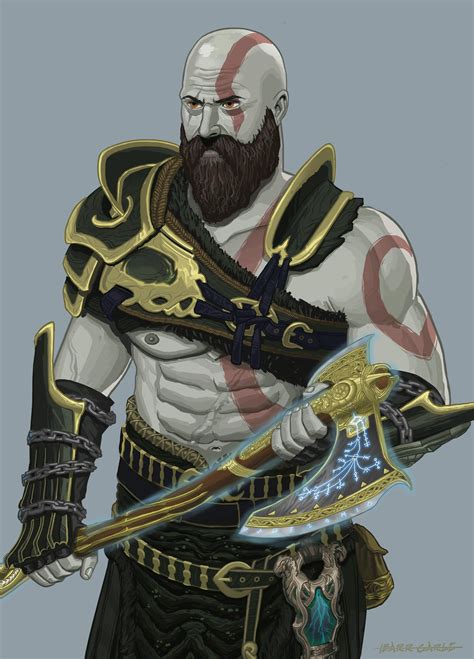 Kratos Armor Drawing