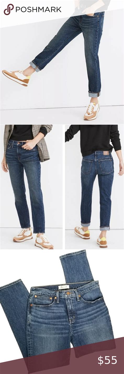 Madewell Tomboy Straight Jeans Chaseley Size 26 Madewell Denim Tomboy