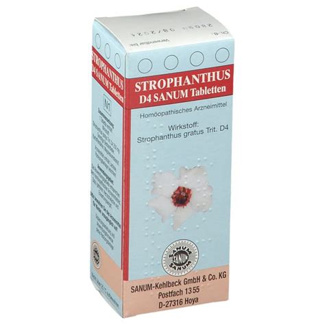 Strophanthus D Sanum Tabletten St Shop Apotheke