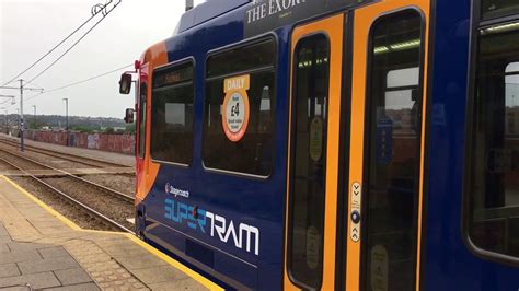 Stagecoach Sheffield SuperTram 107 At Sheffield Railway Station From