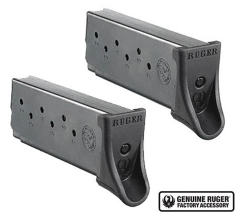 Ruger LC9/LC9s/EC9s Magazine 9mm 7 Round Factory Mag-Value 2 Pack (90642)