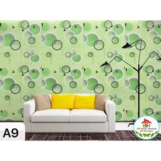 Bhw Wallpaper Self Adhesive Color Green Wall Paper Design Pvc