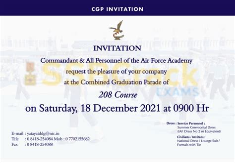 Indian Air Force Academy Passing Out Parade To Be Held On December