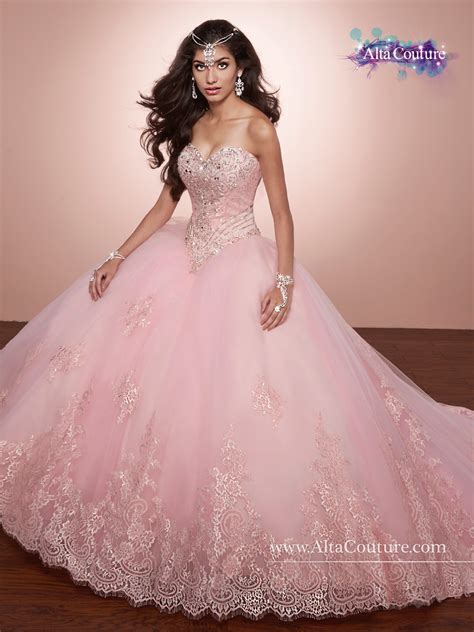 Hot Pink And White Quinceanera Dresses