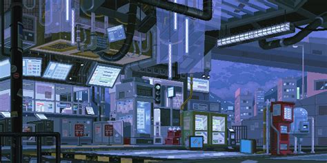 Wallpaper Pixel Art Town City Waneella 1920x961 Busterquark 1905459 Hd Wallpapers