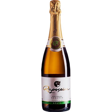 Vinho Espumante Portugu S Brut Raposeira Reserva Garrafa Ml