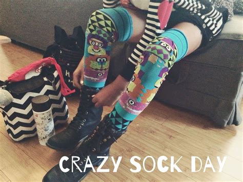 Crazy Sock Day Crazy Socks Socks My Girl