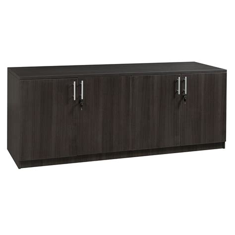 Everyday 4 Door Laminate Storage Credenza Gray National Office