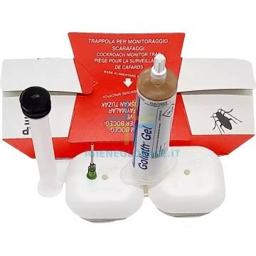 Kit Anti Scarafaggi Goliath Gel New Trappole Con Feromoni