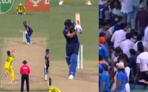 Virat Kohli Smashes A Scintillating Six Off Pat Cummins Video Goes Viral