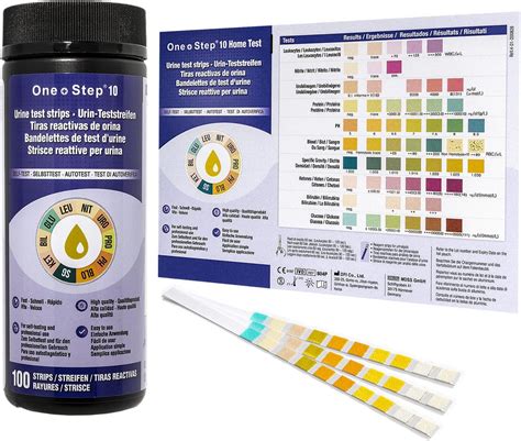 One Step 10 Parameter Professional Gp Urinalysis Multisticks Urine Strip Test Stick Strips