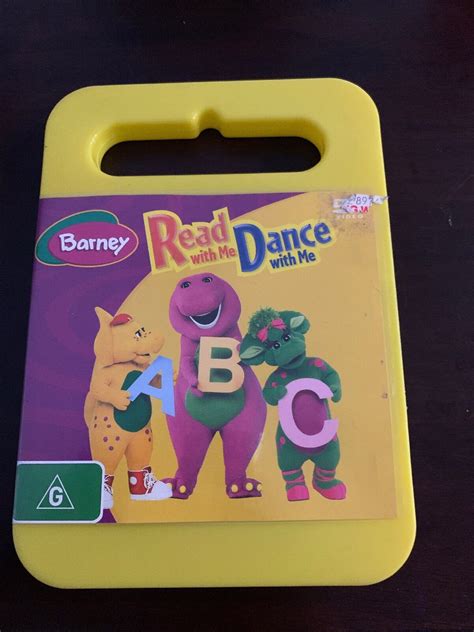 Barney Read With Me Dance With Me Dvd 2003 Aus Release R4 Rare Vgc