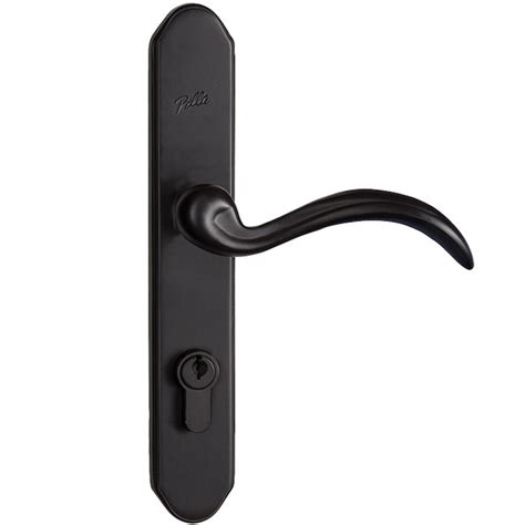 Pella Select Black Lockable Storm Door Handleset In The Screen Door And Storm Door Handles