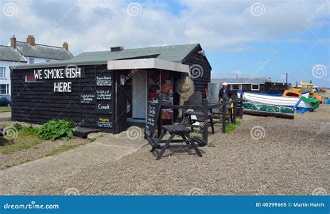 Hut Selling Fresh Fish Aldeburgh Editorial Image Image Of Fresh Shop