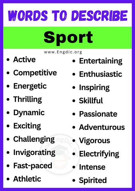 Sports Terms That Start With L at Viola Conatser blog
