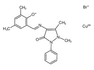 Bromuro De Cobre II 2 1 5 Dimetil 3 Oxo 2 Fenil 2 3 Dihidro 1H