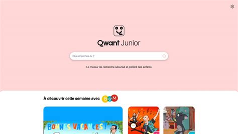 Qwant Junior Le Moteur De Recherche S Curis Pour Les Enfants Start Her