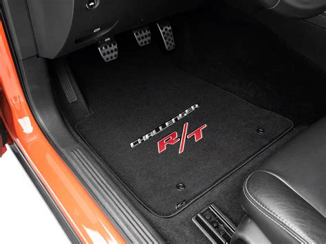 Lloyd Challenger Velourtex Front Floor Mats With Challenger And Silver