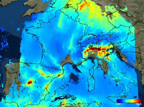 Satellite picture of air pollution [10]. | Download Scientific Diagram