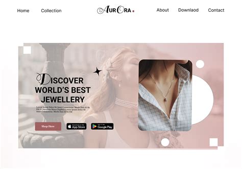 Jewellery Website Design Figma