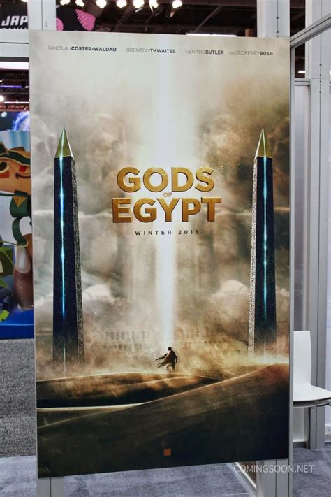 Exclusive Licensing Expo promotional poster for Gods Of Egypt | Gods of ...