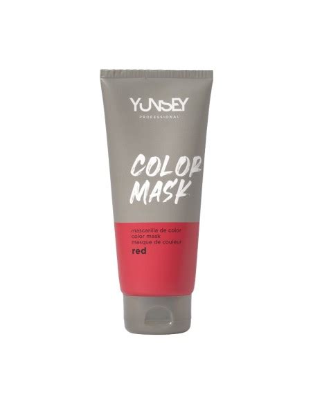 Color Mask Mascarilla De Color Roja Ml Yunsey