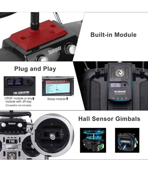 Jumper T16 Pro Hall Radio Transmitter Hall Gimbal 2 4G 16CH Open Source