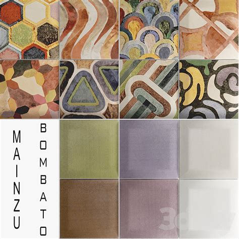 Seramic Tiles Bombato Tile 3d Model