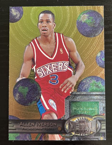 ALLEN IVERSON 1997 FLEER METAL UNIVERSE 20 2ND YEAR 76ERS EBay