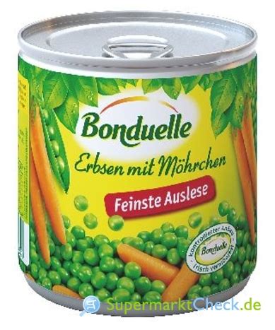 Bonduelle Erbsen mit Möhrchen Feinste Auslese Preis Angebote