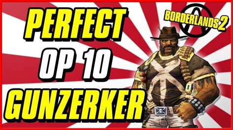 Best Op Gunzerker Build Borderlands Level Salvador Game Save