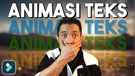 Cara Bikin Animasi Teks Bergerak Di Video Kamu Filmora 12 Tutorial