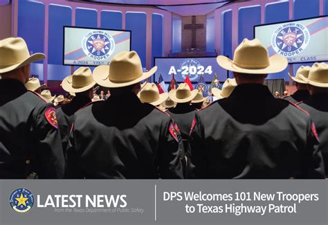 Dps Welcomes 101 New Troopers To Texas Highway Patrol Department Of