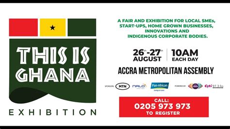 This Is Ghana Exhibition Scheduled For 26th 27th August 2023 At AMA