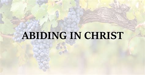 Abiding In Christ Grace Lutheran Church