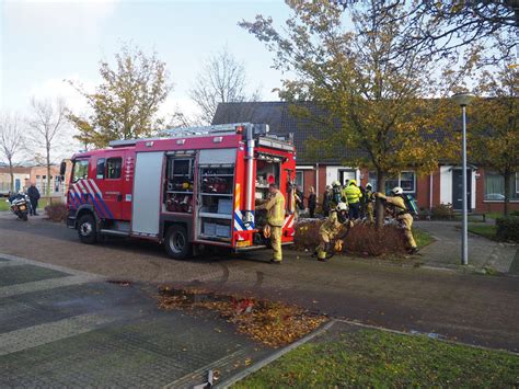 Buren Redden Vrouw Uit Brandende Woning Nederland