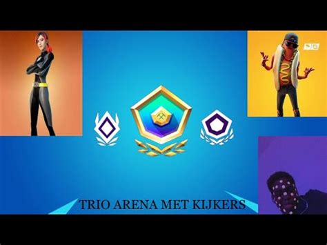 LIVE Fortnite TRIO ARENA MET KIJKERS Road To 3k Subs Nederlands YouTube