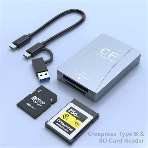 Rocketek Memory Card Reader For CFexpress B And SD Cards Rocketeck